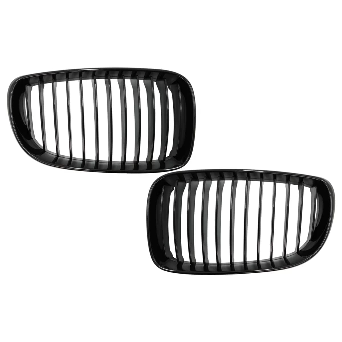 Central Kidney Grilles suitable for BMW 1 Series E81 E82 E87 E88 LCI (2007-2011) Piano Black