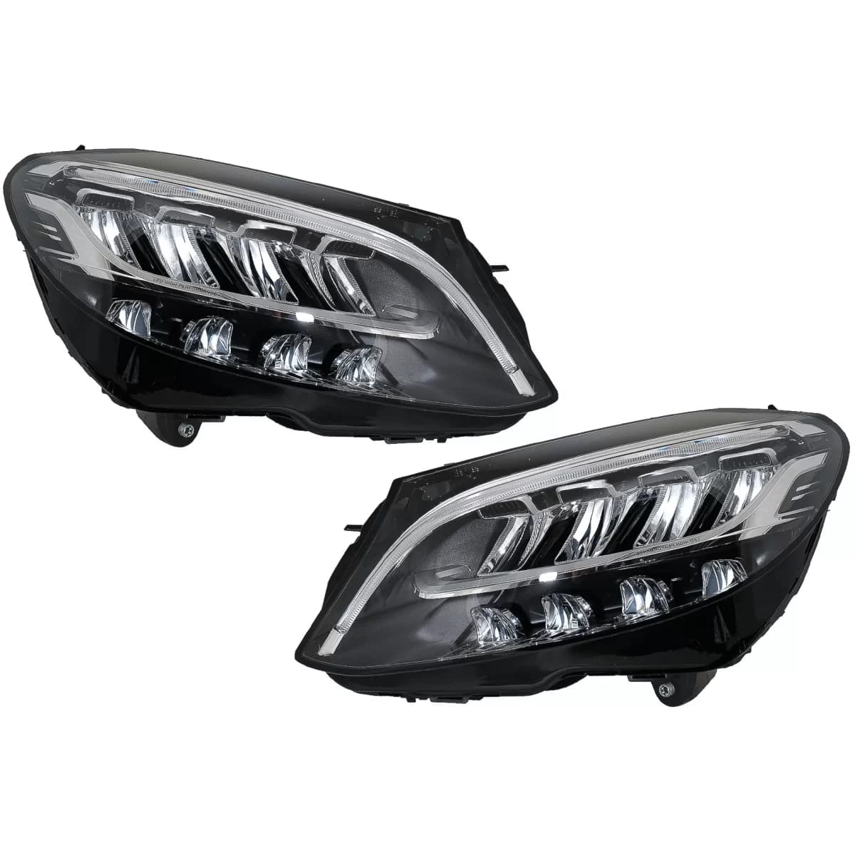 Full LED Headlights suitable for Mercedes C-Class W205 S205 (2019-up) LHD