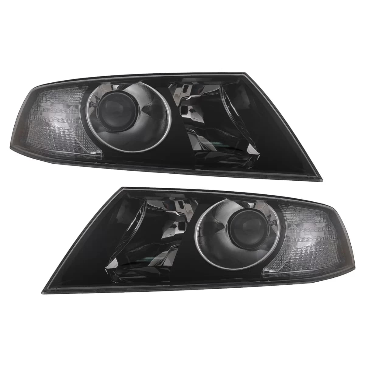 Headlights suitable for Skoda Octavia II (2004-2008) Black