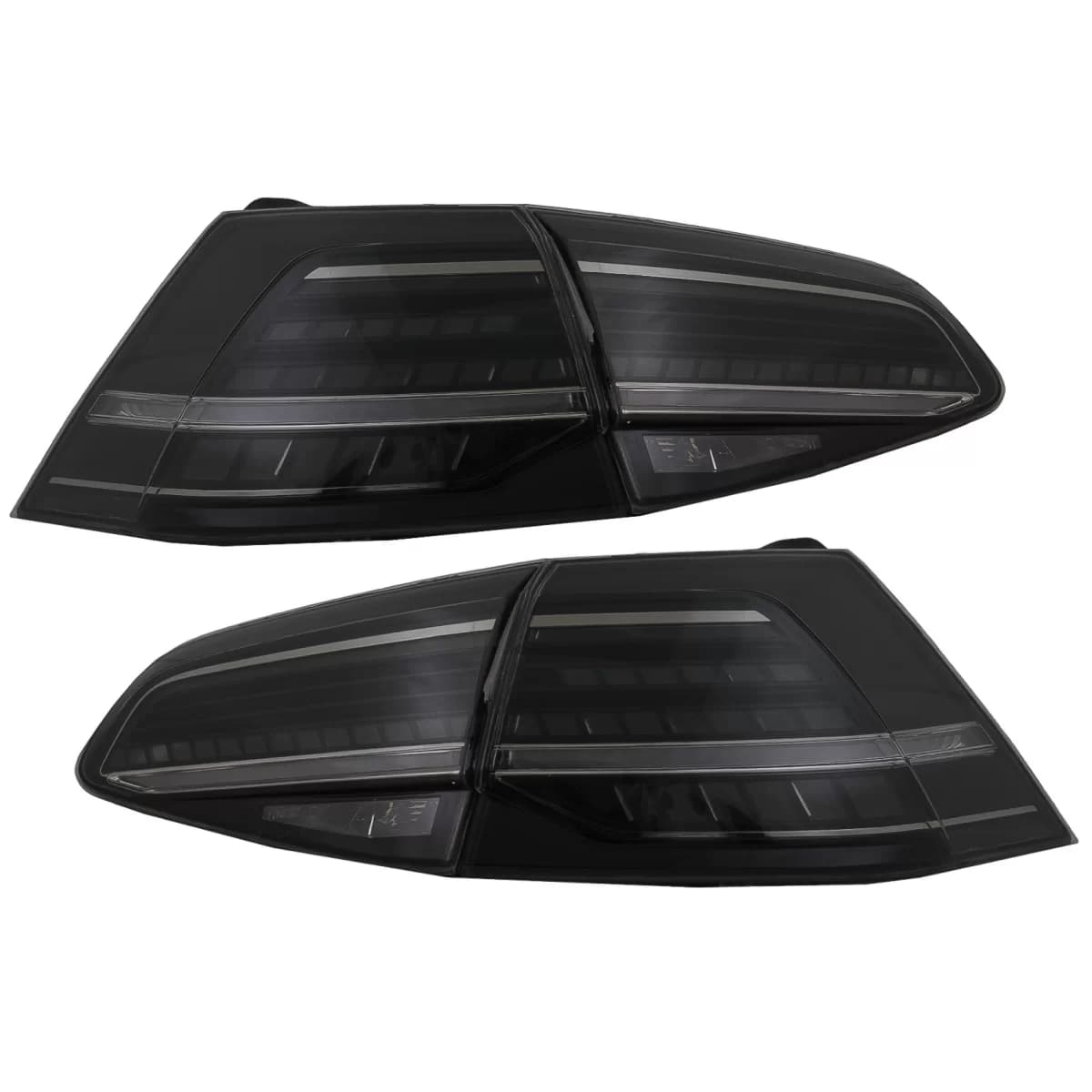 Full LED Taillights suitable for VW Golf 7 & 7.5 VII (2012-2020) Facelift Retrofit G7.5 Look Dynamic Sequential Turning Lights Smoke