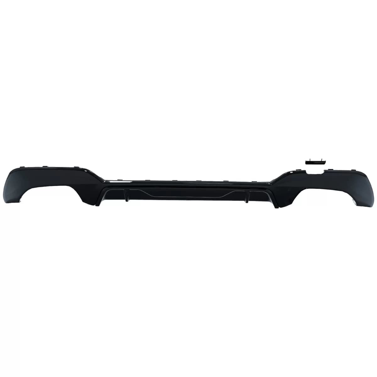 Rear Bumper Valance Diffuser suitable for BMW 3 Series G20 G28 Sedan G21 Touring (2019-up) M340i M Look Black