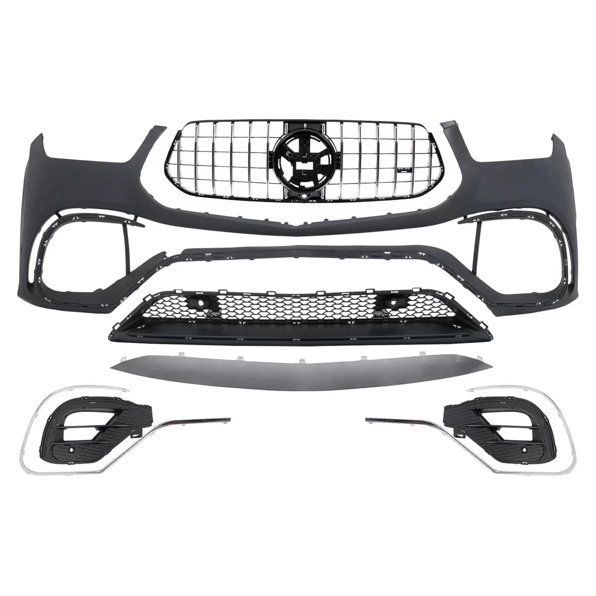 Front Bumper suitable for Mercedes GLE SUV W167 GLE Coupe C167 (2019-2023)