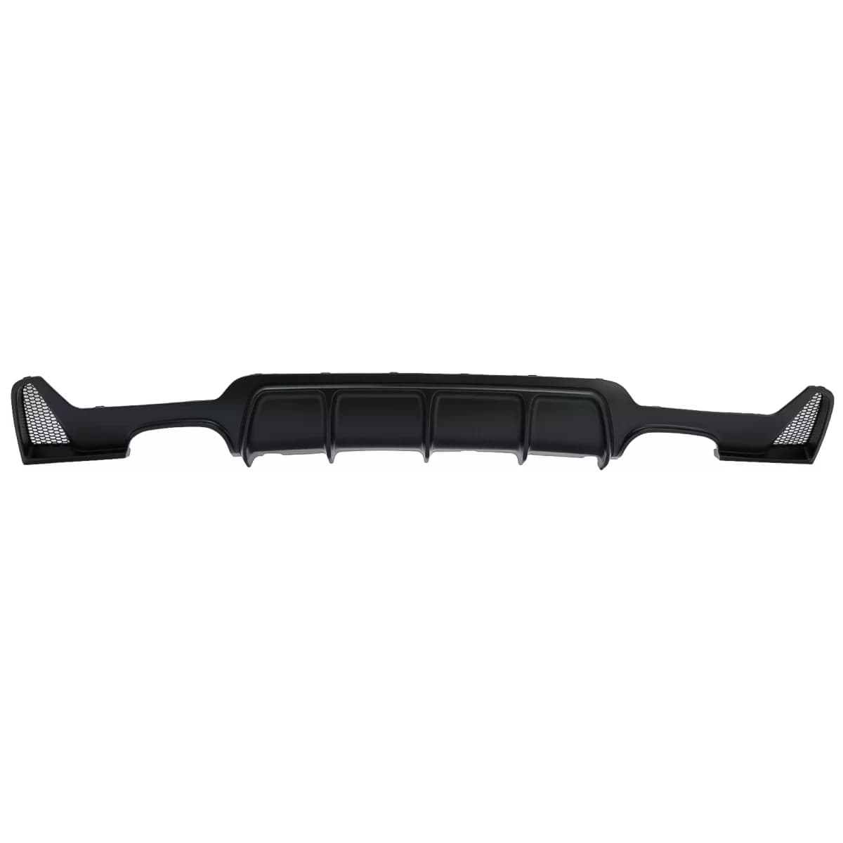 Rear Bumper Diffuser suitable for BMW 4 Series F32 F33 F36 (2013-2019) Coupe Cabrio M Design Twin Double Outlet