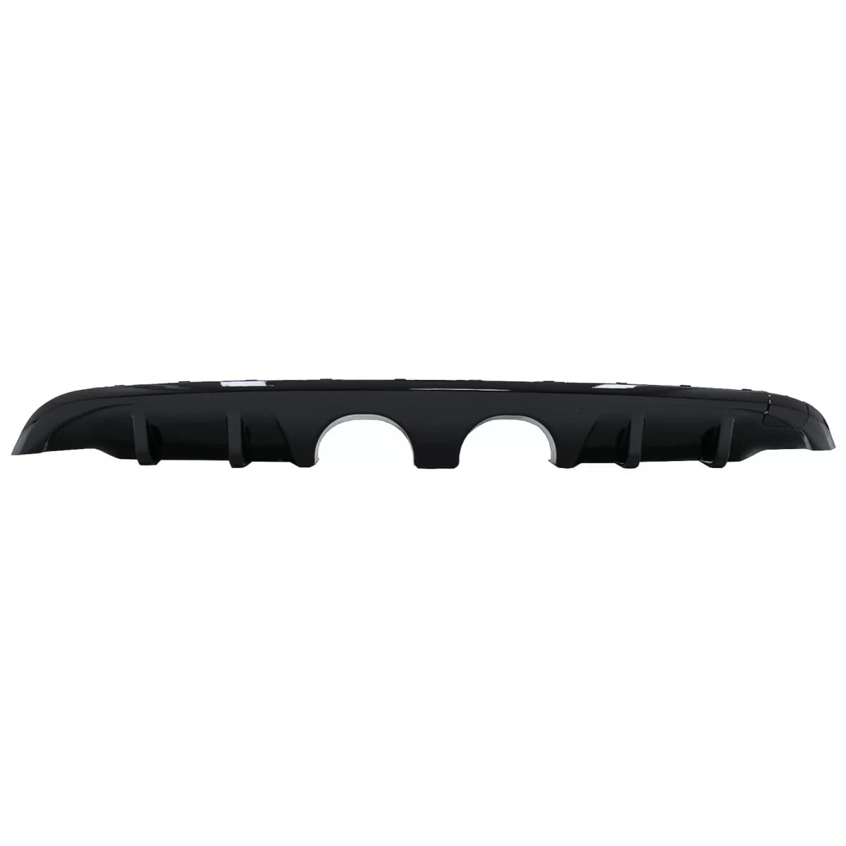 Rear Bumper Valance Diffuser suitable for VW Golf 6 VI (2008-2012) R20 Look only for Standard Bumper Piano Black