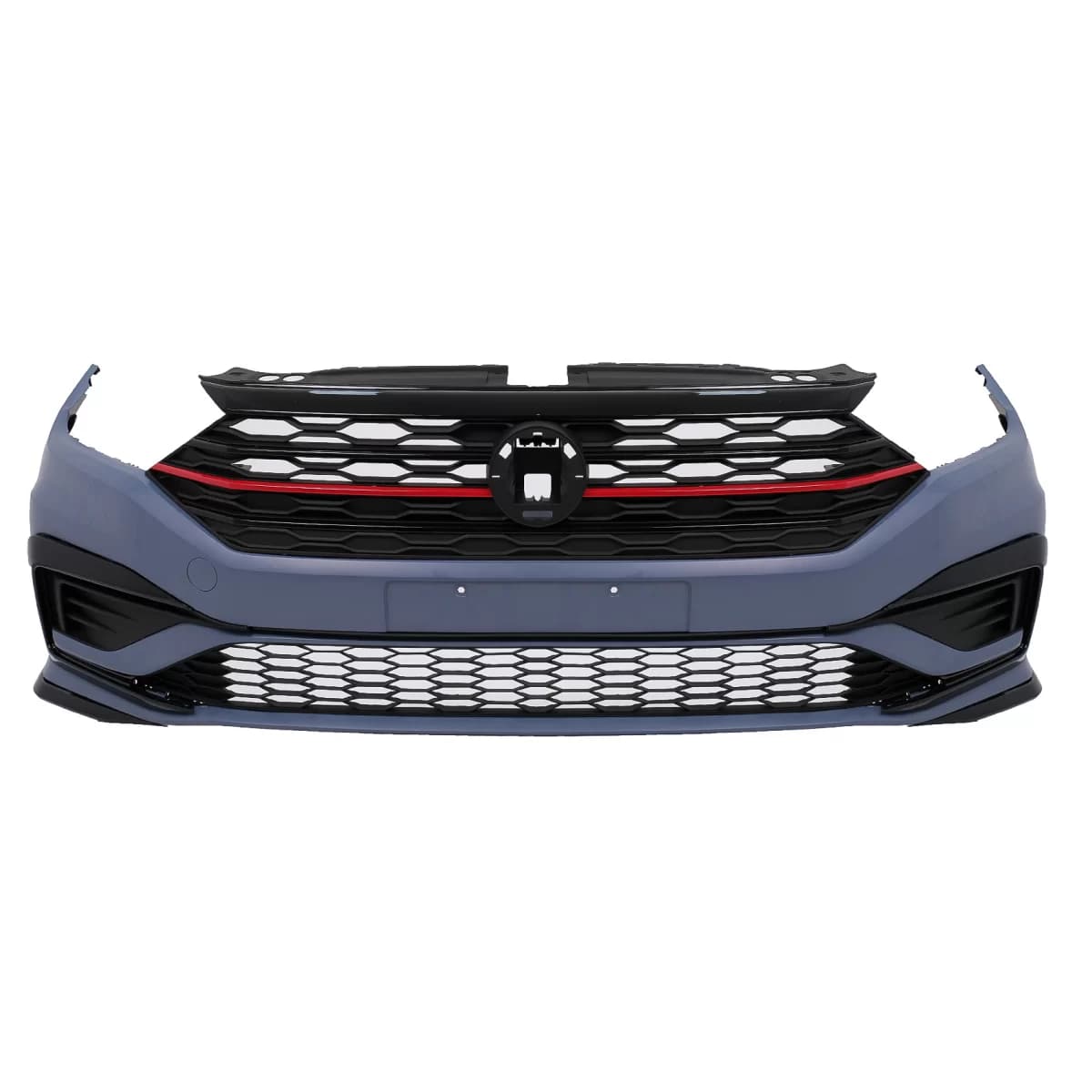 Front Bumper with Central Grille suitable for VW Jetta Mk7 (2019-2021) GLI Design