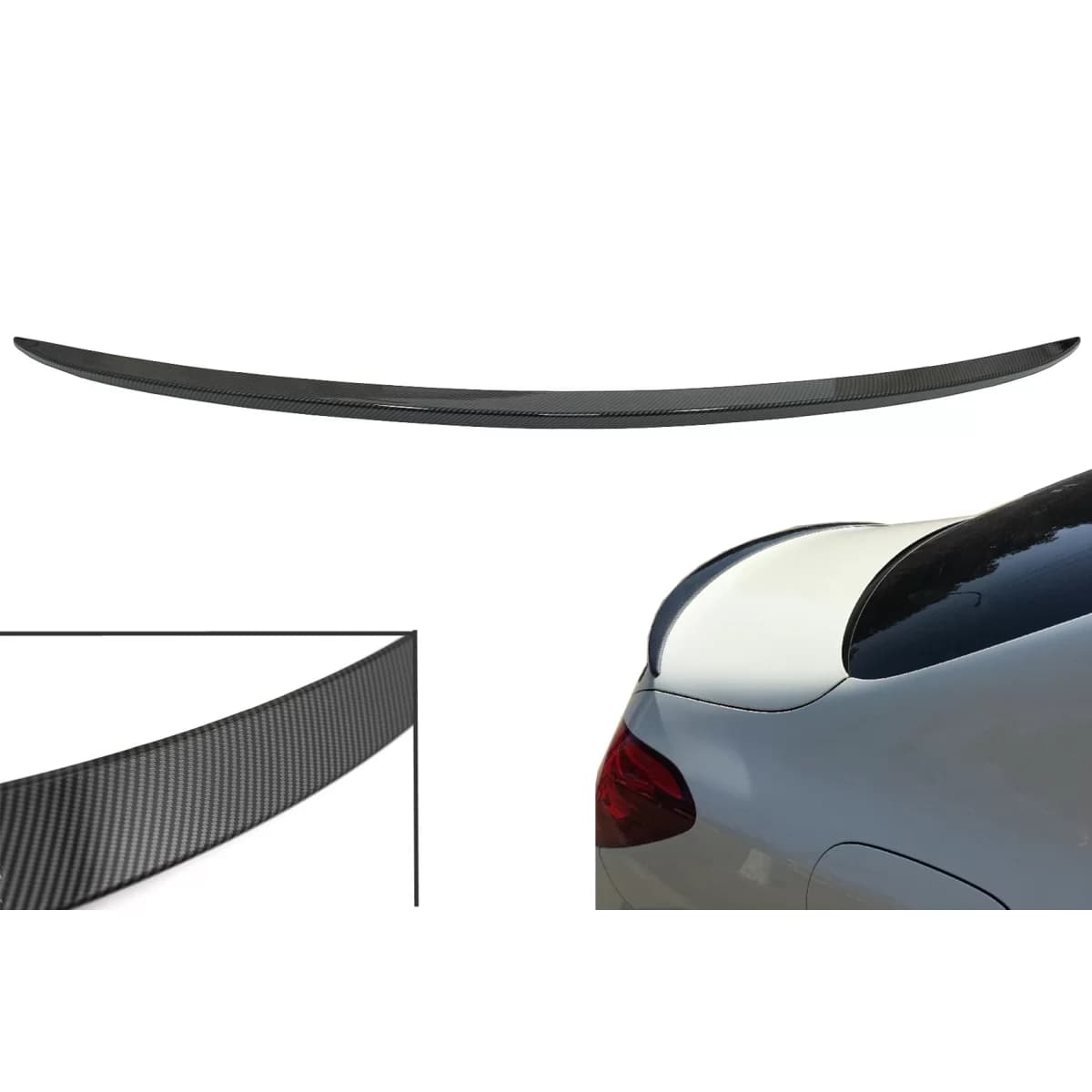 Trunk Spoiler suitable for Mercedes C-Class W205 (2014-2020) Carbon Look