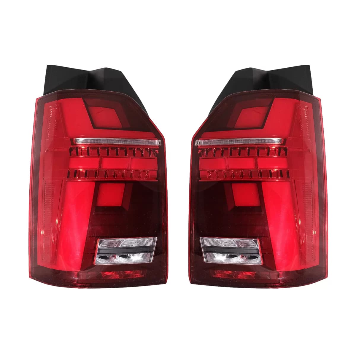 Full LED Taillights suitable for VW Transporter T6 (2015-2020) Dynamic Sequential Turning Light