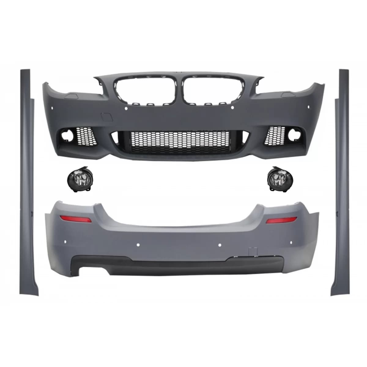 Body Kit suitable for BMW F10 5 Series (2011-2014) with Fog Light Projectors M-Technik Design