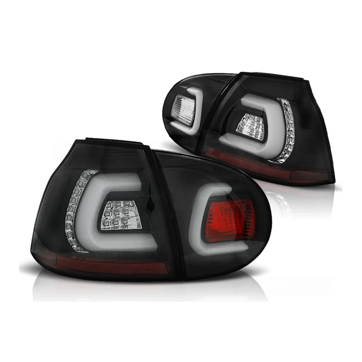 Taillights LED Bar suitable for VW Golf V 5 Hatchback (2004-2009) Black