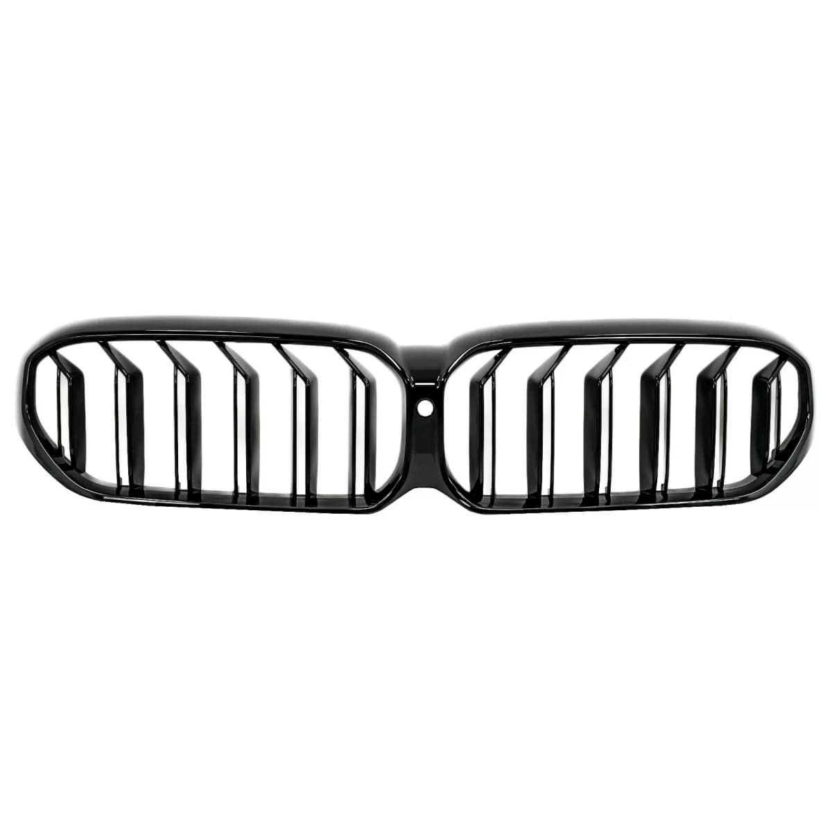Central Kidney Grille suitable for BMW 5 Series G30 G31 LCI (07.2020-2023) Double Stripe Design Piano Black