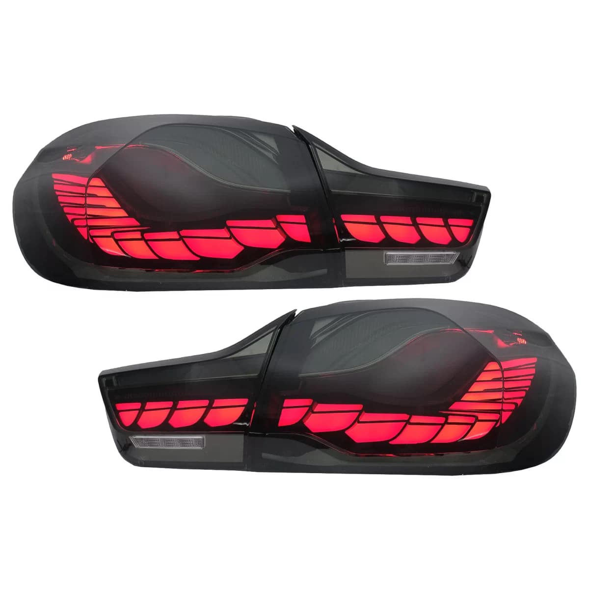 OLED Taillights suitable for BMW 4 Series F32 F33 F36 M4 F82 F83 (2013-03.2019) Red Smoke with Dynamic Sequential Turning Light