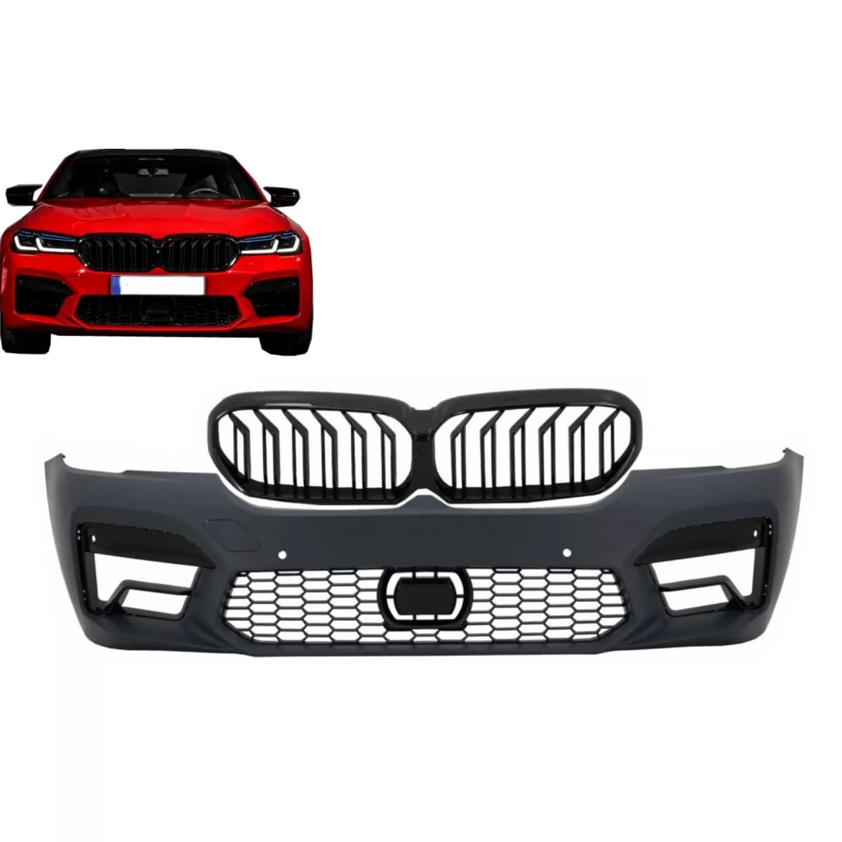 Front Bumper suitable for BMW 5 Series G30 G31 LCI (07.2020-up) M5 Design