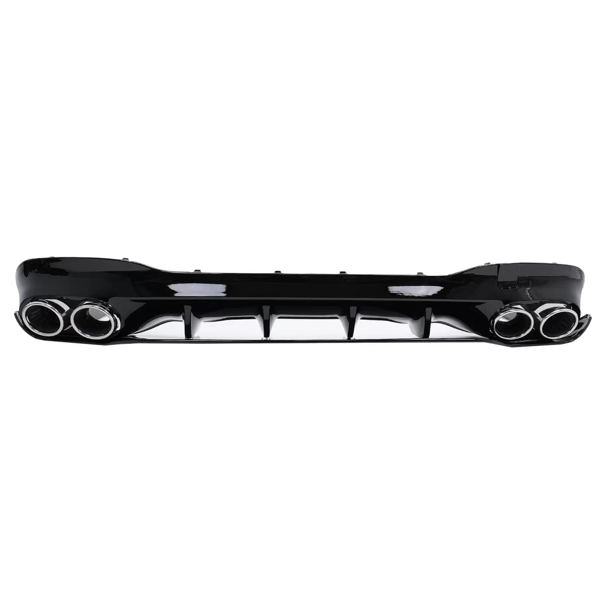 Rear Diffuser and Exhaust Tips suitable for Mercedes CLA X118 Shooting Brake C118 Coupe Sport Line (2019-06.2025) CLA45S Design Aerodynamic Package