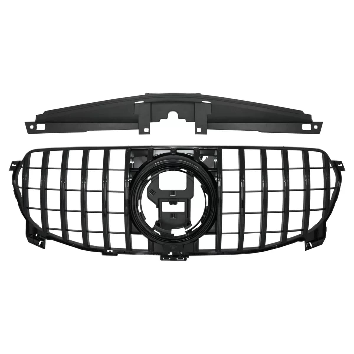 Front Grille suitable for Mercedes GLE W167 V167 C167 Standard Edition (2019-06.2023) GT-R Panamericana Design Black