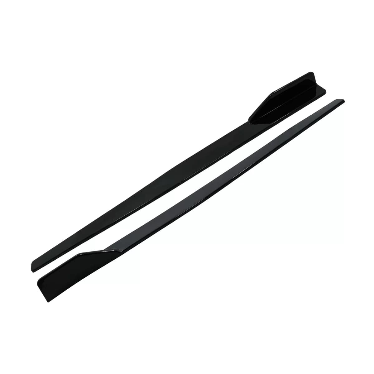 Side Skirts Extensions suitable for Toyota Corolla XII (2019-Up) Piano Black