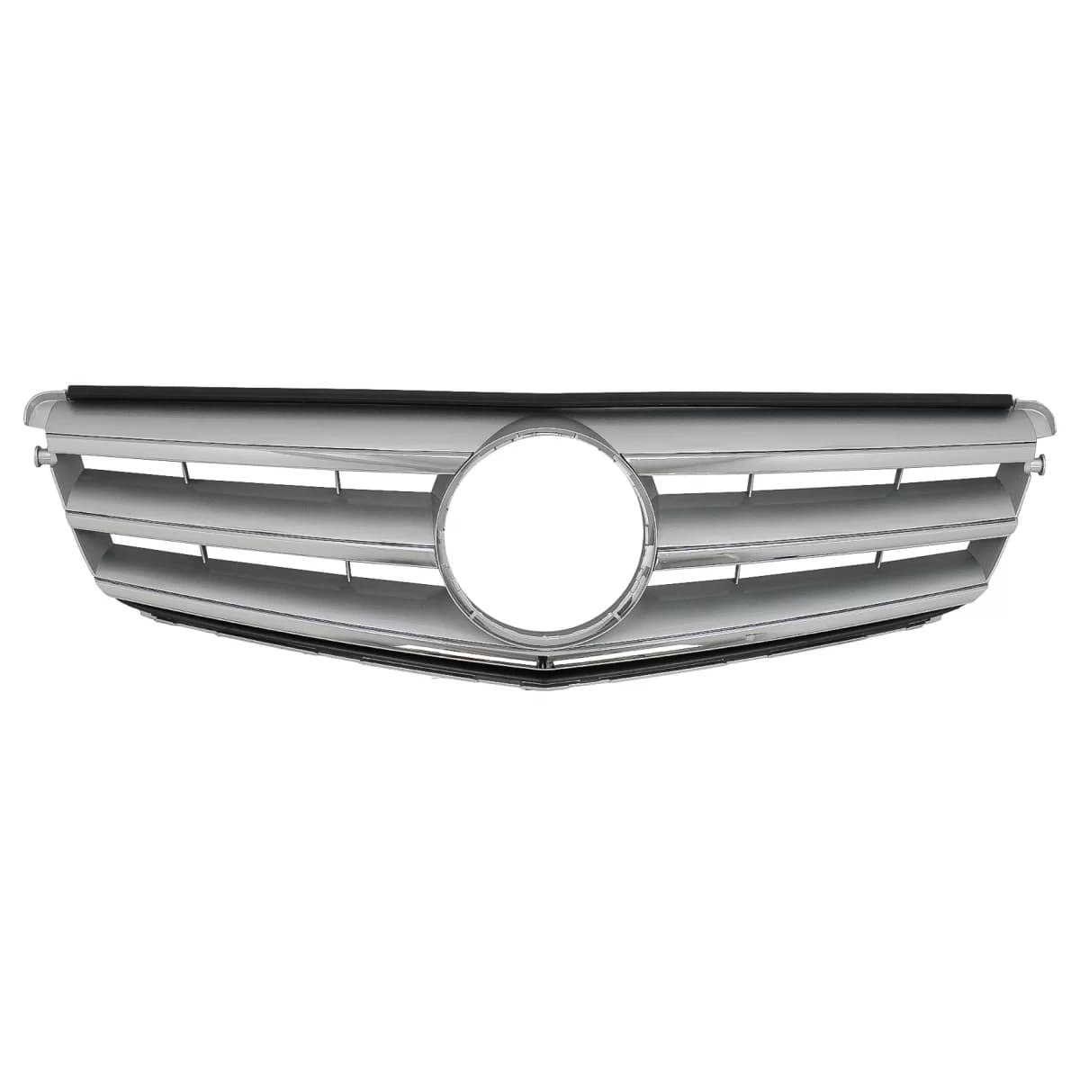 Front Grille suitable for Mercedes C-Class W204 S204 Limousine Station Wagon (2007-2014) Sport Silver