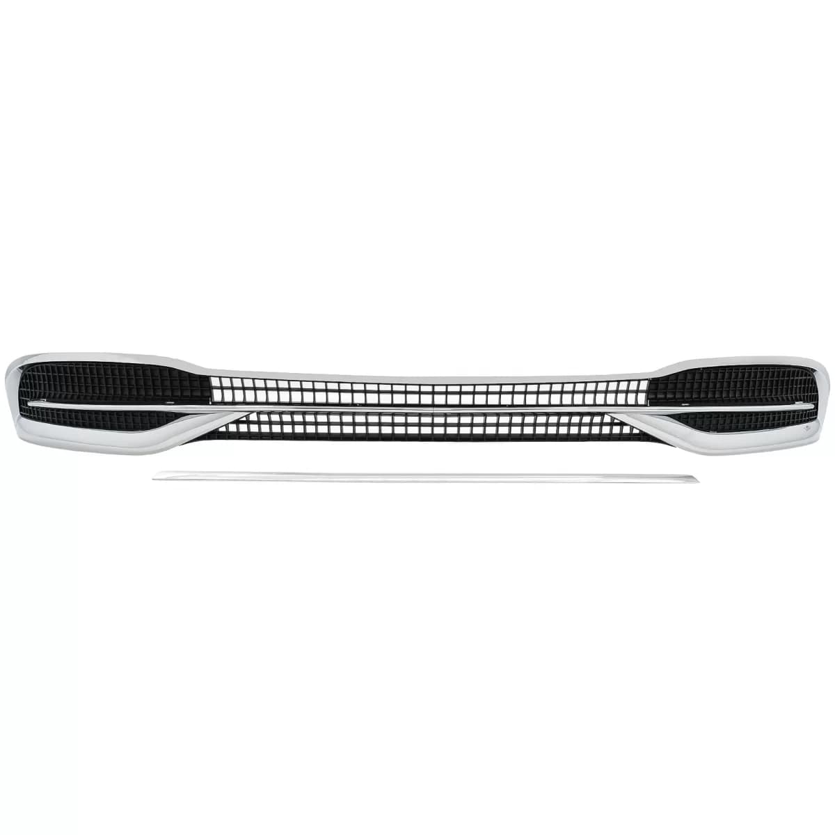 Front Bumper Parts suitable for Mercedes S-Class W222 Facelift Sedan (2017-2020) Chrome M-Design