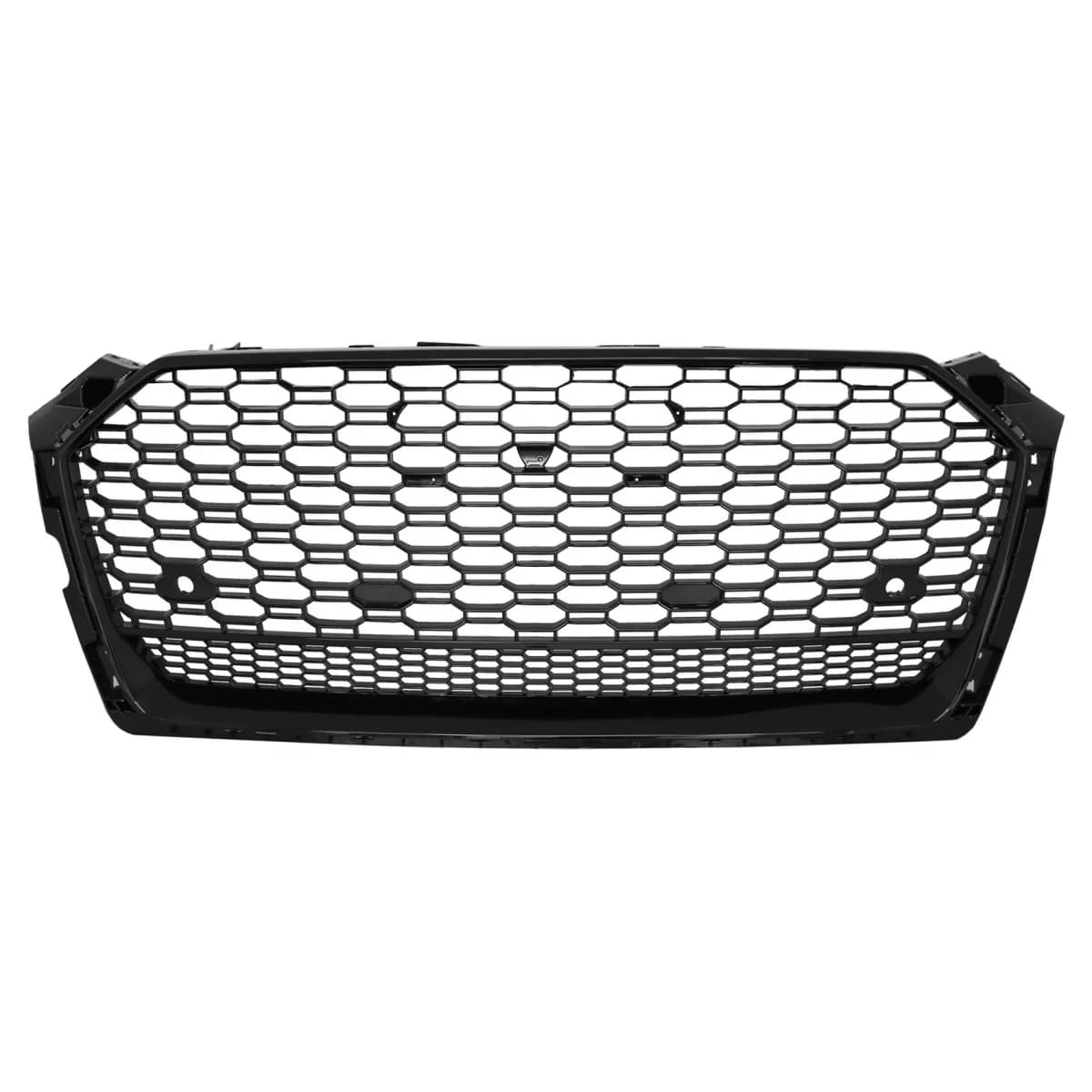 Badgeless Front Grille suitable for Audi A5 F5 (2017-2019) RS Design Piano Black