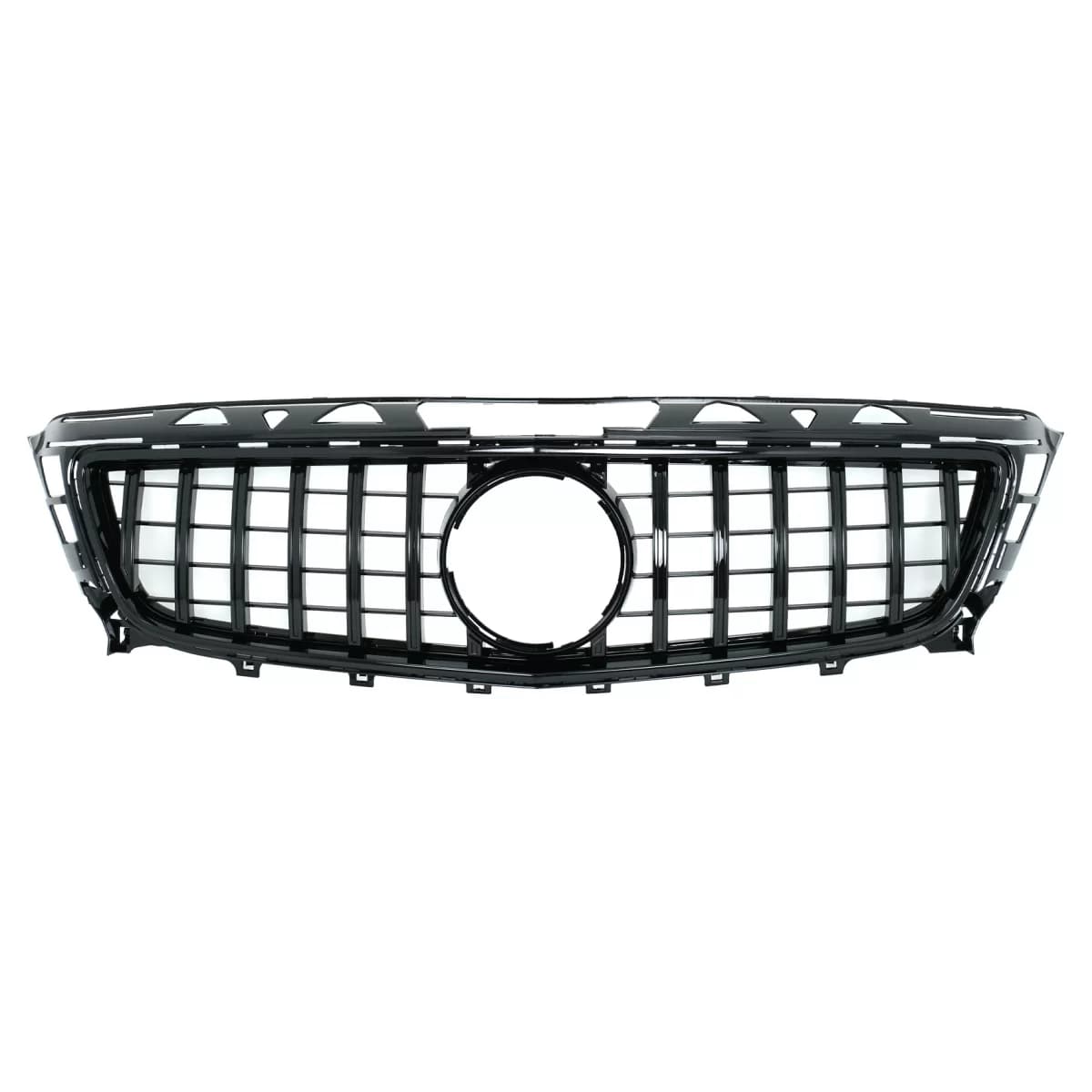 Front Grille suitable for Mercedes CLS W218 C118 (2011-2014) X218 Shooting Brake (2012-2014) GT-R Panamericana Design Piano Black
