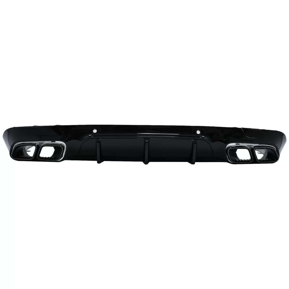 Rear Diffuser with Black Exhaust Tips suitable for Mercedes CLS-Class C257 Sport Line (2018-up) CLS63 Design