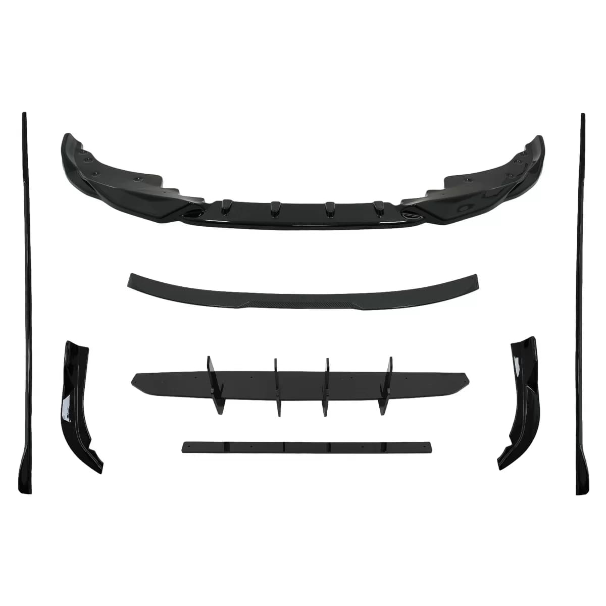 Aero Body Kit Extensions suitable for BMW 4 Series G22 Coupe (2020-Up) M Tech