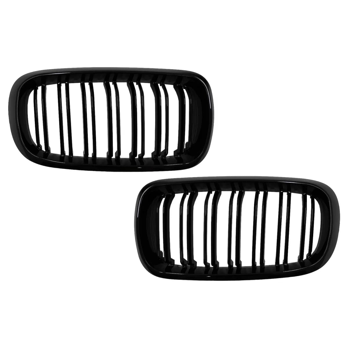 Central Grilles Kidney suitable for BMW X5 F15 X6 F16 (2014-2018) X5M X6M Double Stripe Design M-Package Sport