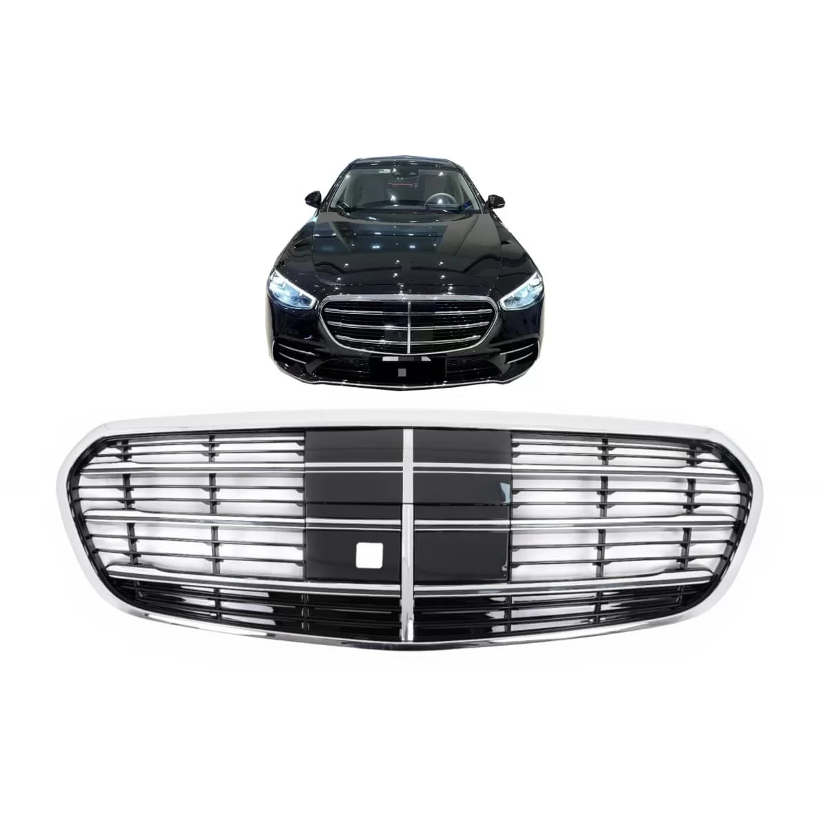 Front Grille suitable for Mercedes S-Class W223 (2020-Up) Limousine