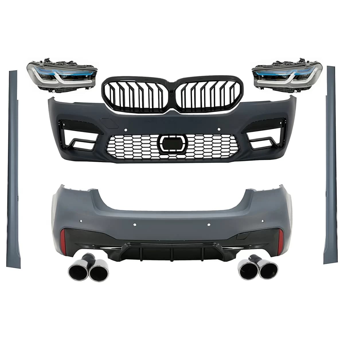 Complete Body Kit suitable for BMW 5 Series G30 (2017-2019) Conversion to G30 M5 LCI Design 2020