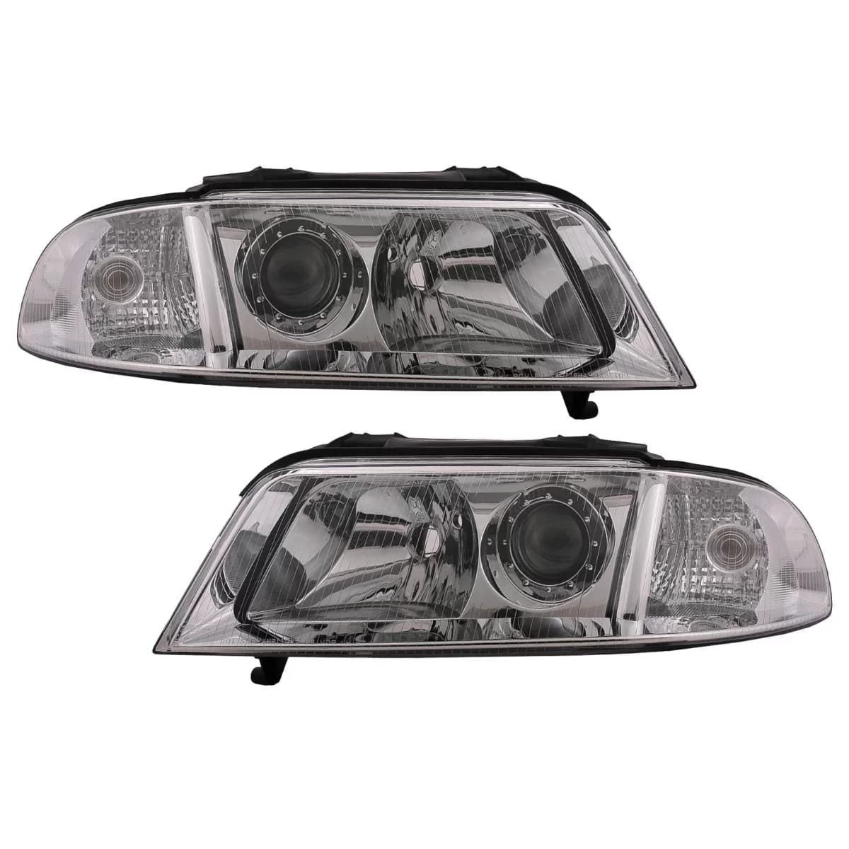 Headlights suitable for Audi A4 B5 Facelift (1999-2000) Chrome