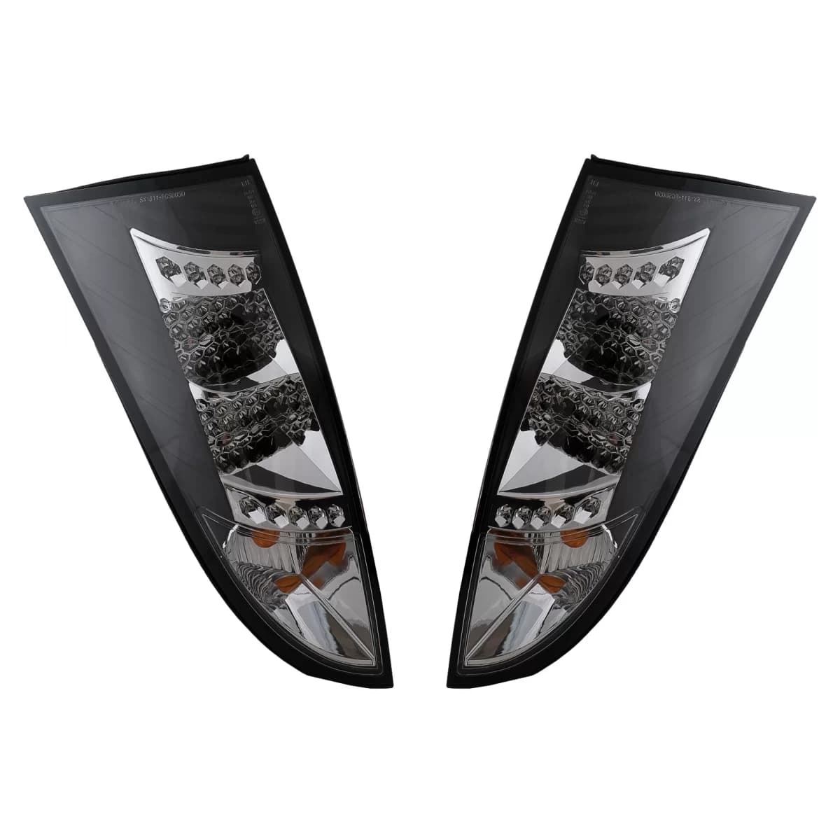 LED Taillights suitable for Ford Focus MK1 Hatchback DAW DBW (1998-2004) Black