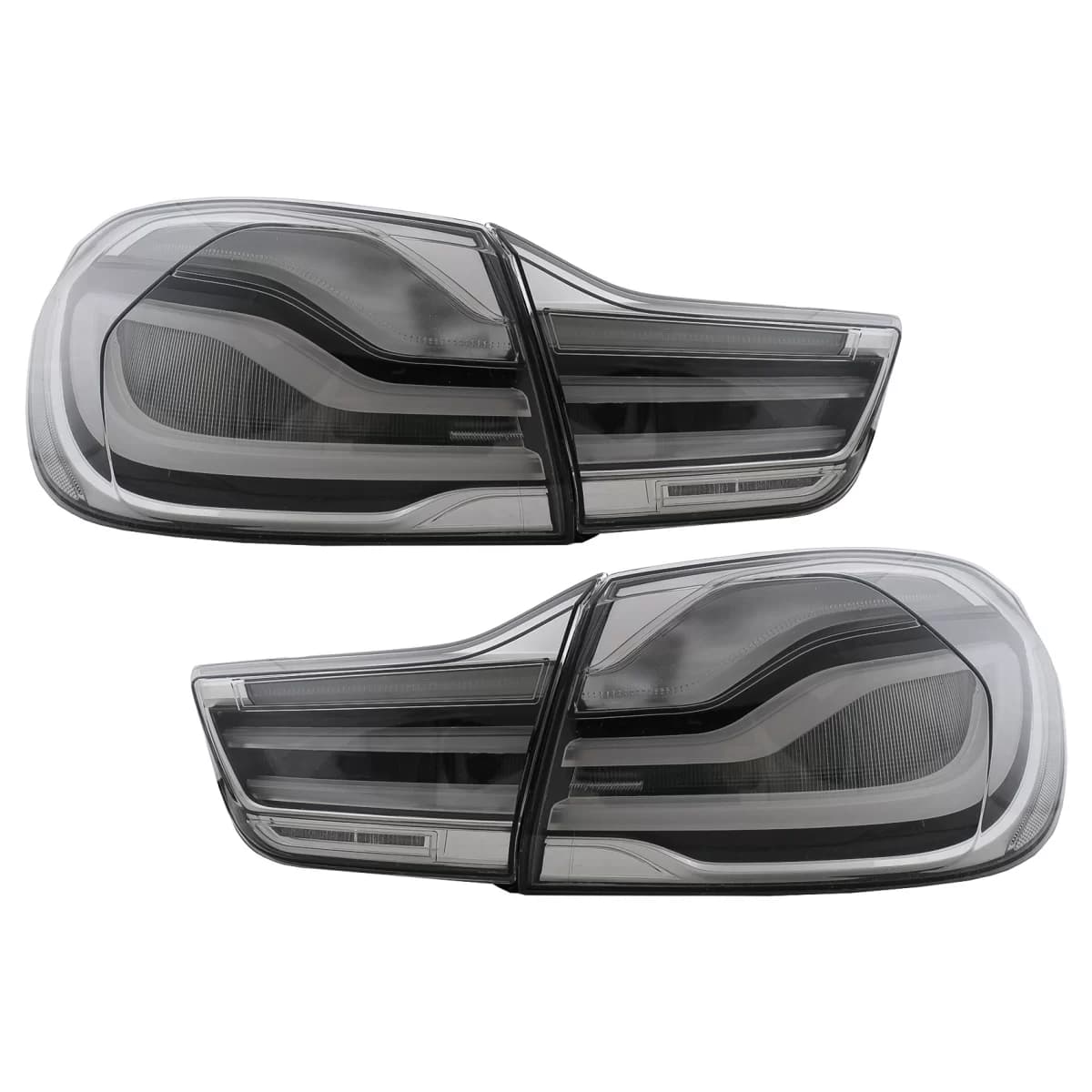 Full LED Bar Taillights suitable for BMW 4 Series F32 F33 F36 (2013-2016) Smoke with Static Turning Signal