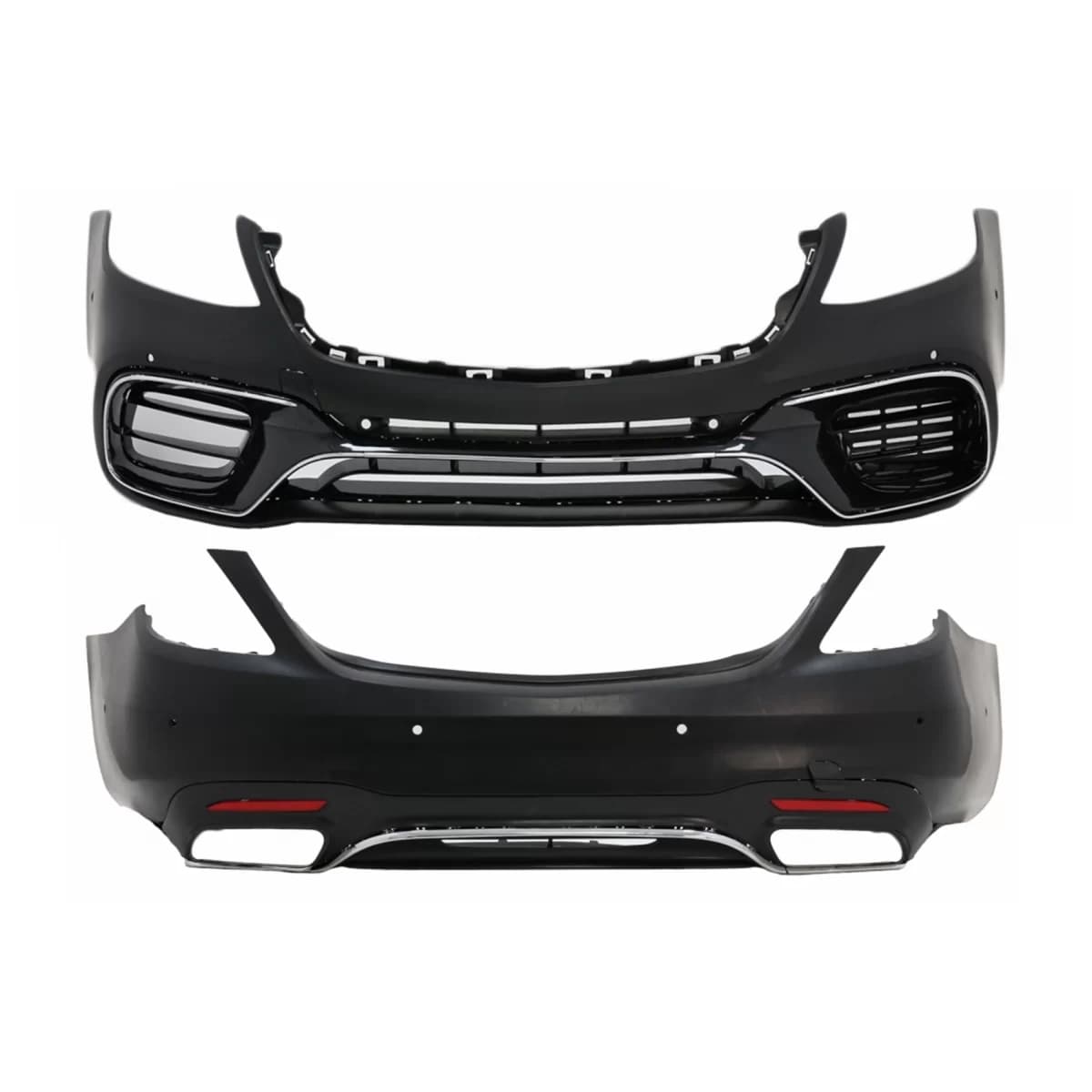 Body Kit suitable for Mercedes S-Class W222 Facelift (06.2017- 08.2020) S63 Design