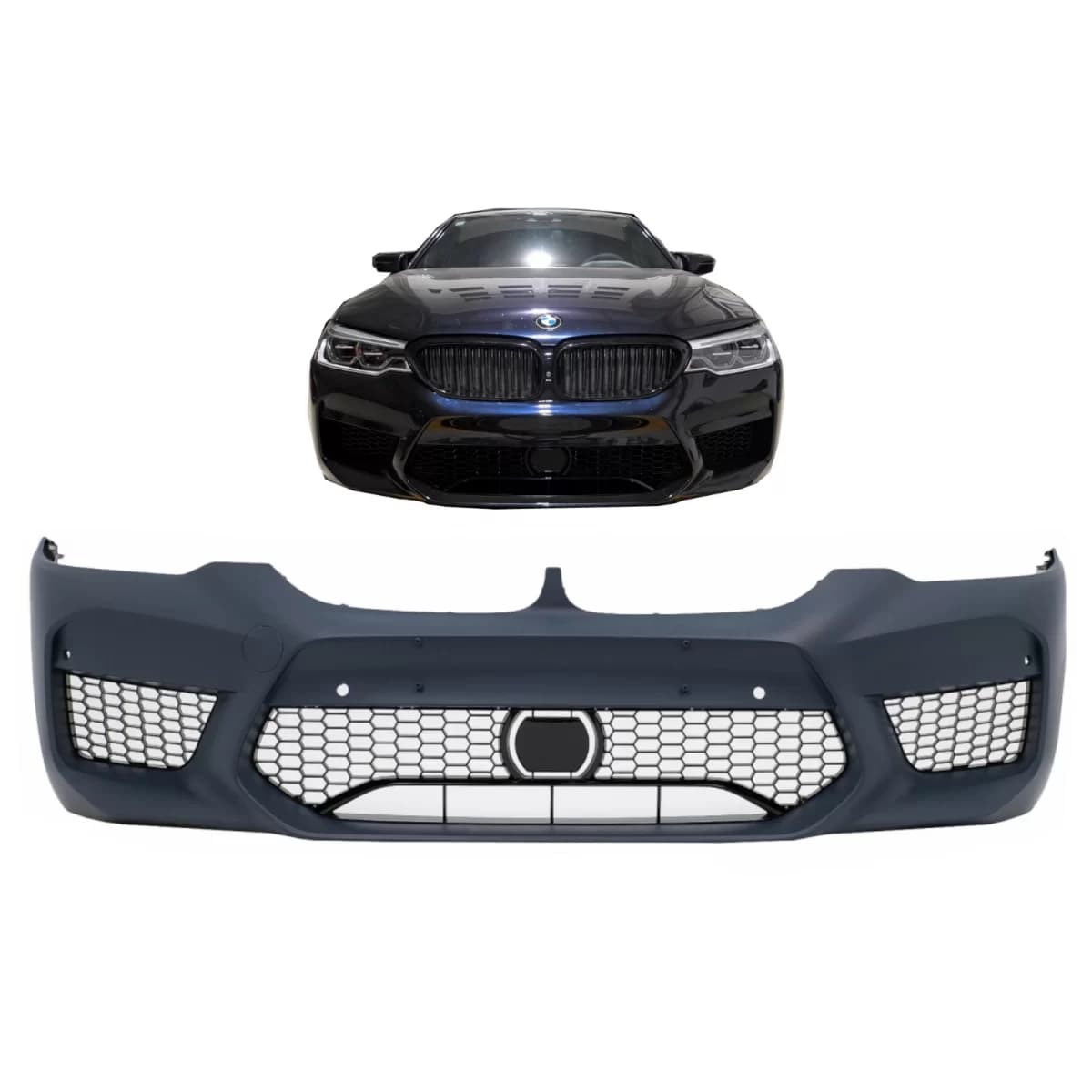 Front Bumper suitable for BMW 5 Series G30 G31 Limousine Touring (2017-2019) M5 Sport Design