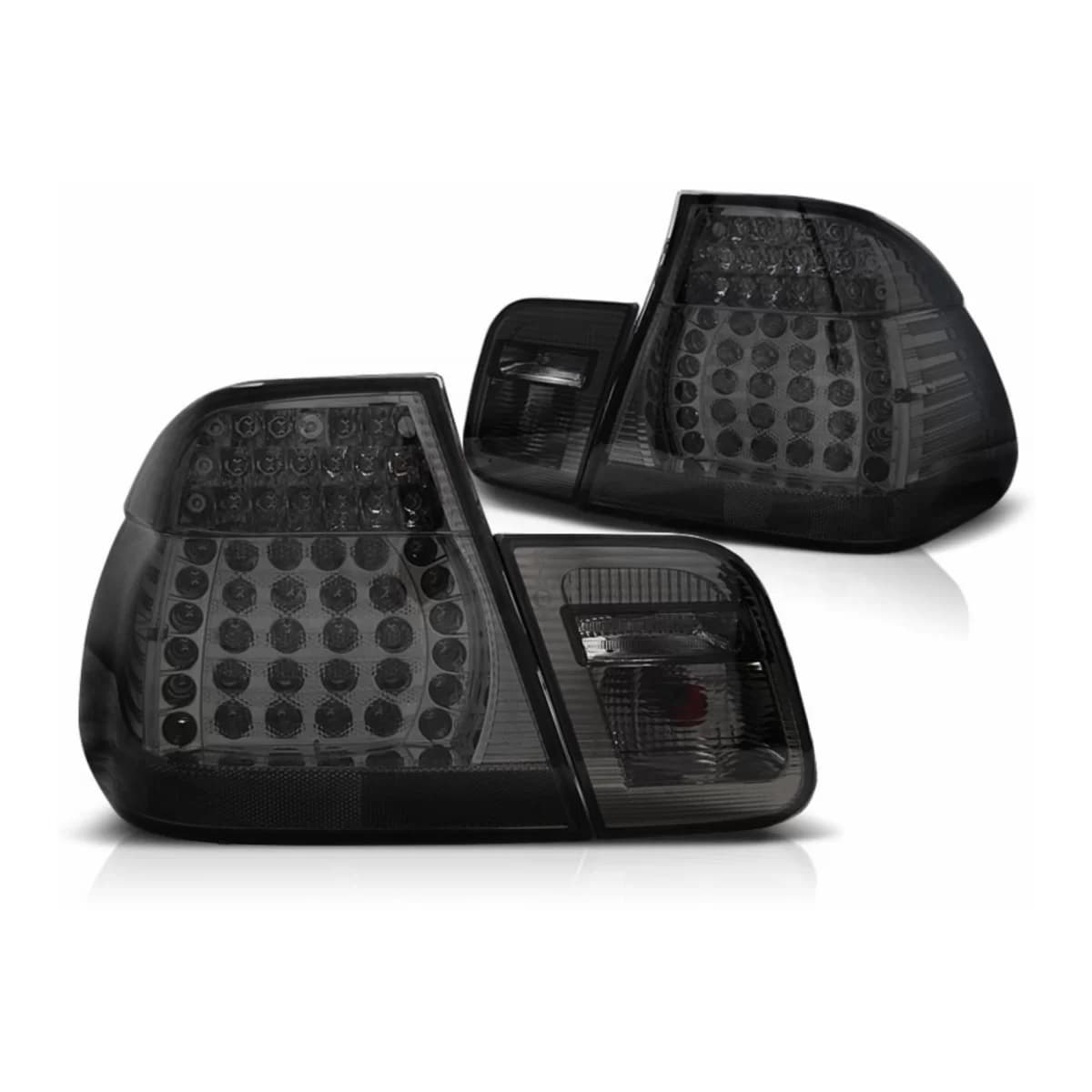LED Taillights suitable for BMW 3 Series E46 Sedan (05/1998-08/2001) Smoke