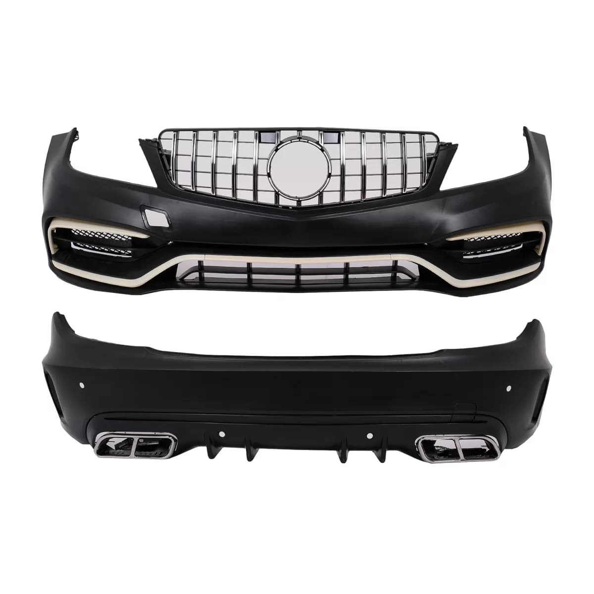Body Kit suitable for Mercedes C-Class W204 (2007-2015) Conversion to W205 C63 Design