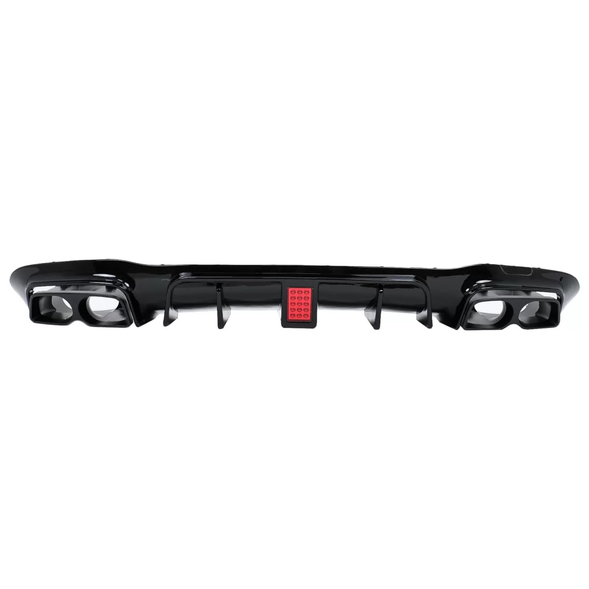 Rear Bumper Air Diffuser suitable for Mercedes E-Class W213 Sport Line (2016-2019) B Design