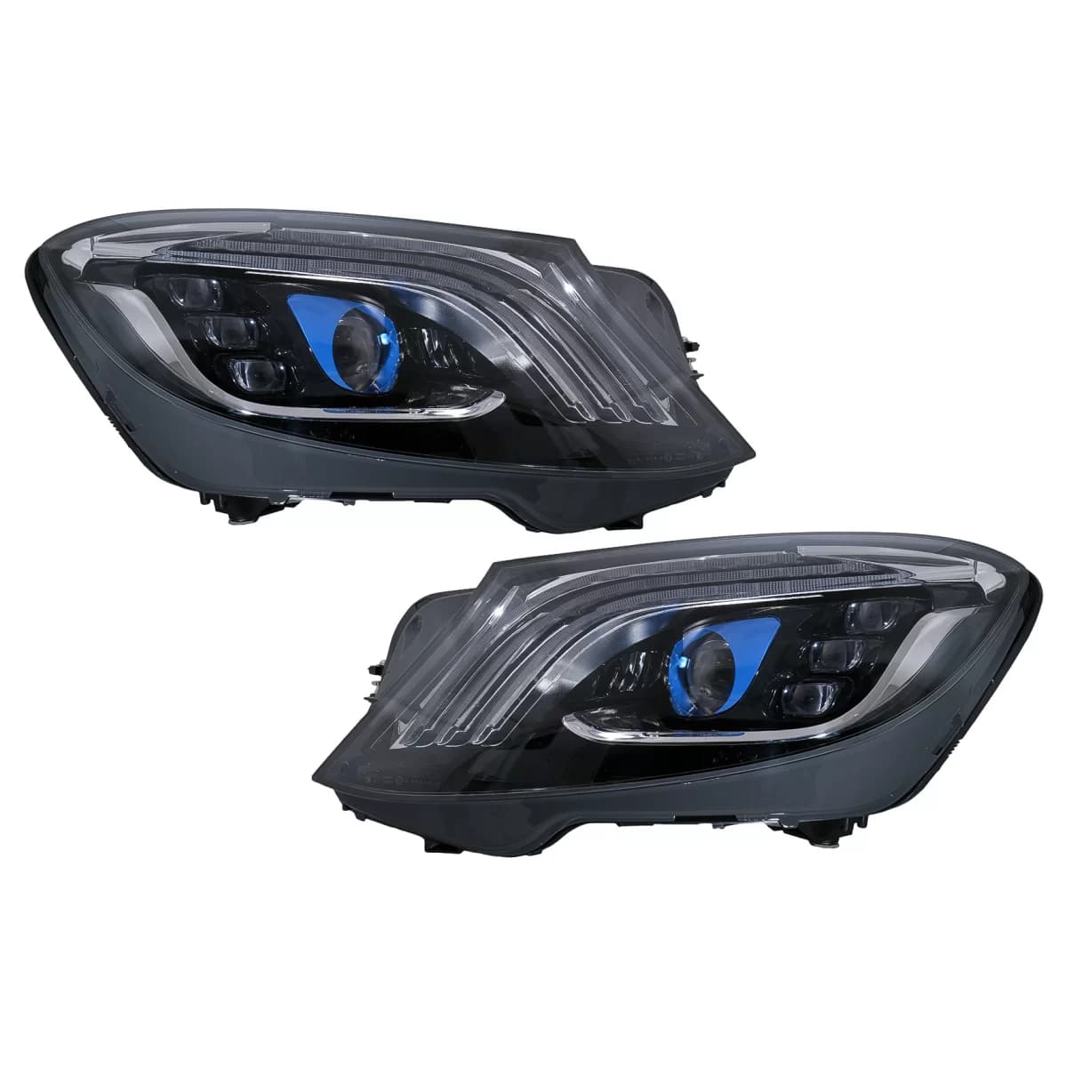 Full LED Headlights suitable for Mercedes S-Class W222 (2013-2017) Facelift Look Dynamic Sequential Turning Light