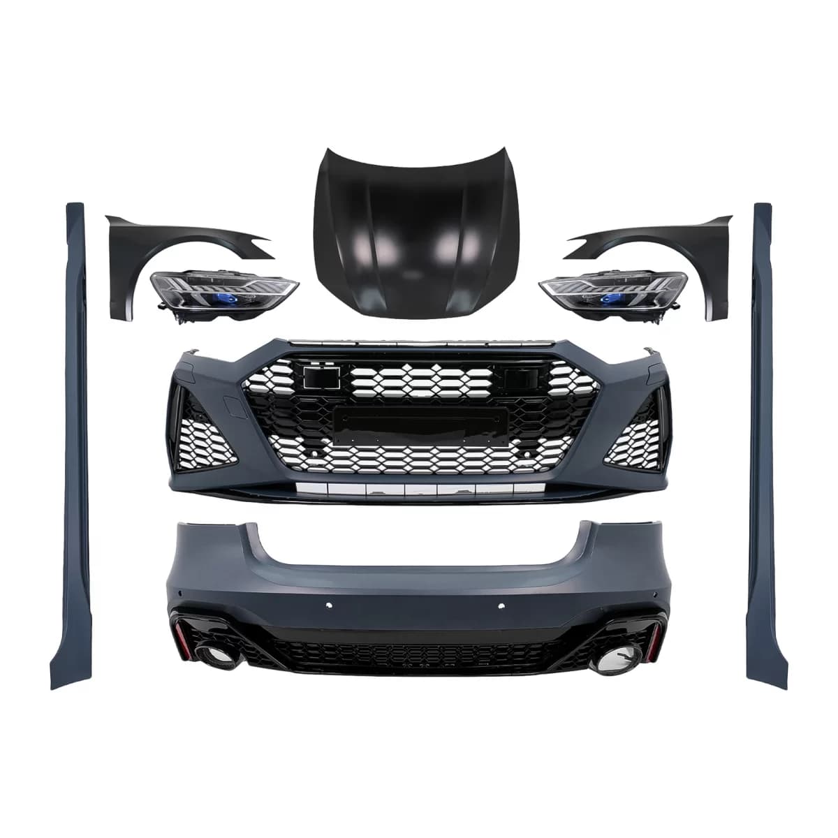 Complete Wide Body Kit suitable for Audi A7 4G (2010-2014) Conversion to 2020+ RS Design