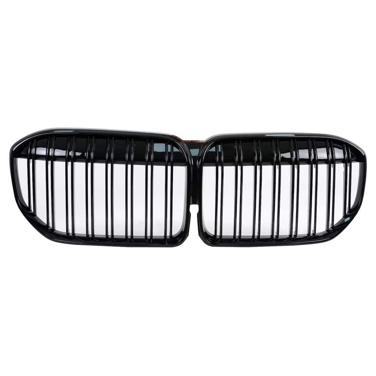 Central Kidney Grille suitable for BMW 7 Series G11 G12 LCI (2020-up) Double Stripe M Design Piano Black