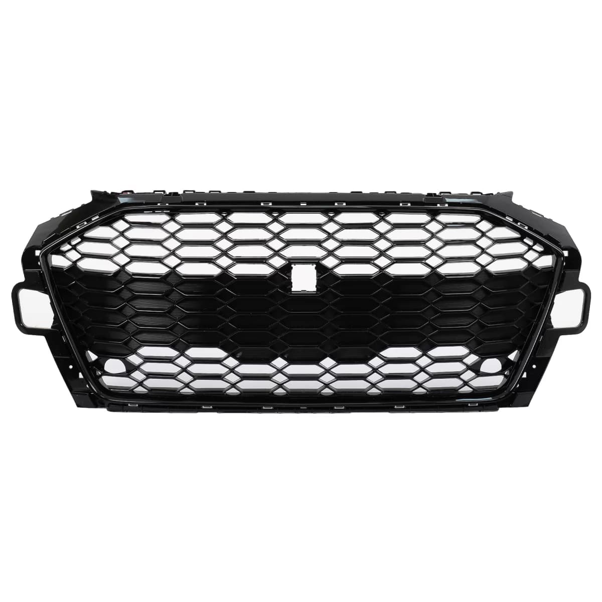Badgeless Front Grille suitable for Audi A4 B9 8W 2nd Facelift (2020-Up) Sedan Avant RS Design Piano Black