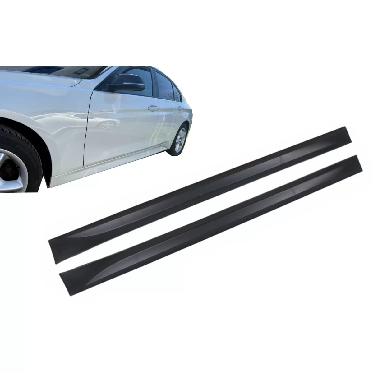 Side Skirts suitable for BMW 3 Series F30 F31 Sedan Touring (2011-2019) M-Tech Design