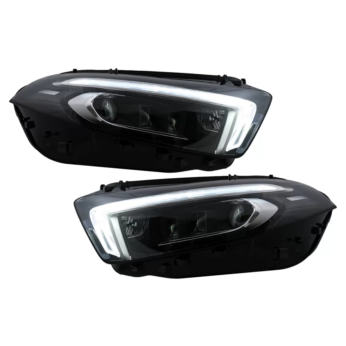 Full LED Headlights suitable for Mercedes A-Class W177 V177 (2018-2022) Conversion from Xenon to LED