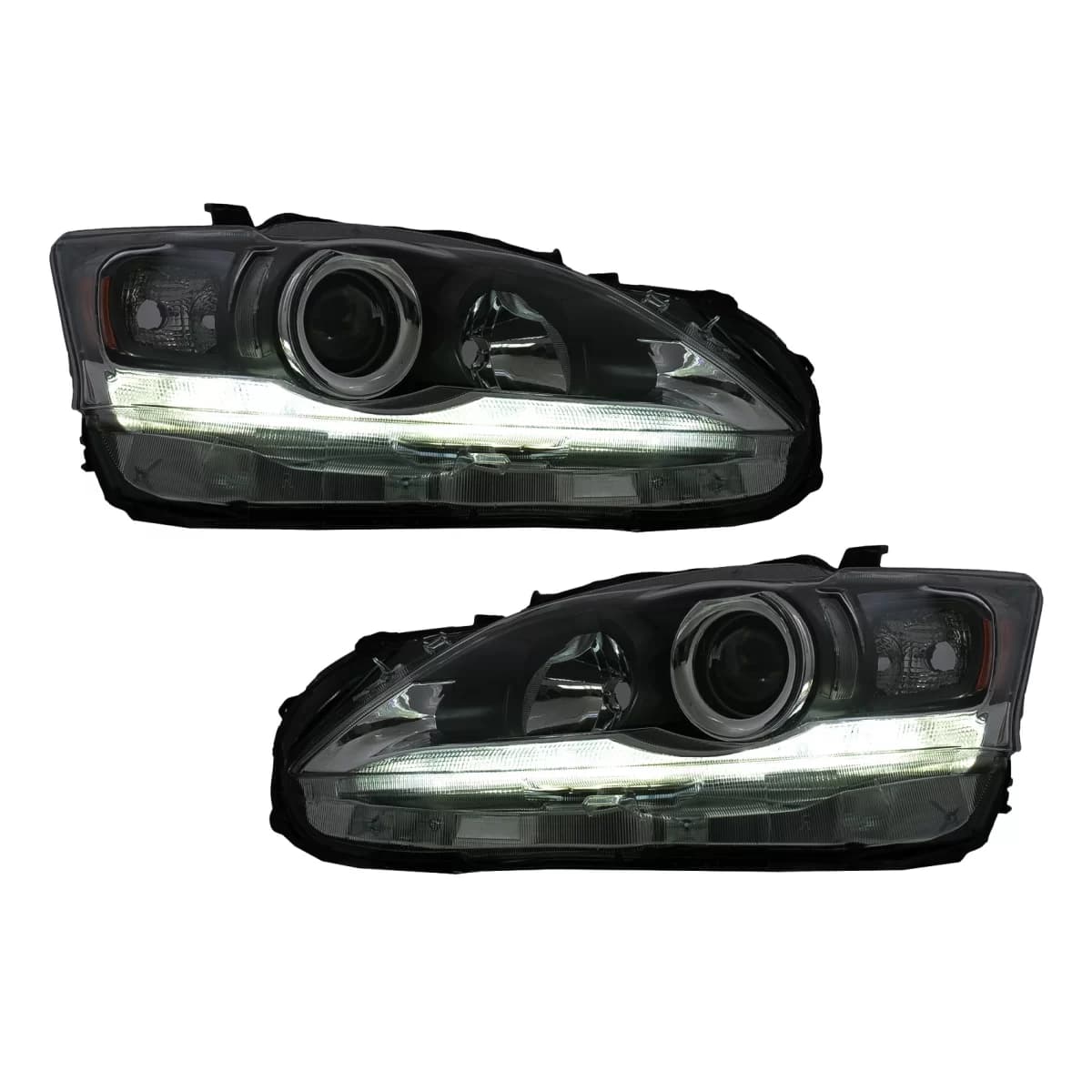 Halogen Headlights suitable for Lexus CT ZWA10 (2010-2016) Black