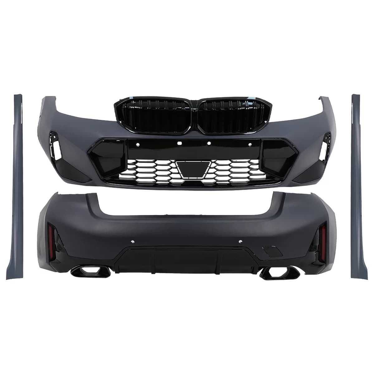 Complete Body Kit suitable for BMW 3 Series G20 Sedan (2018-2022) Upgrade to LCI Design without lights