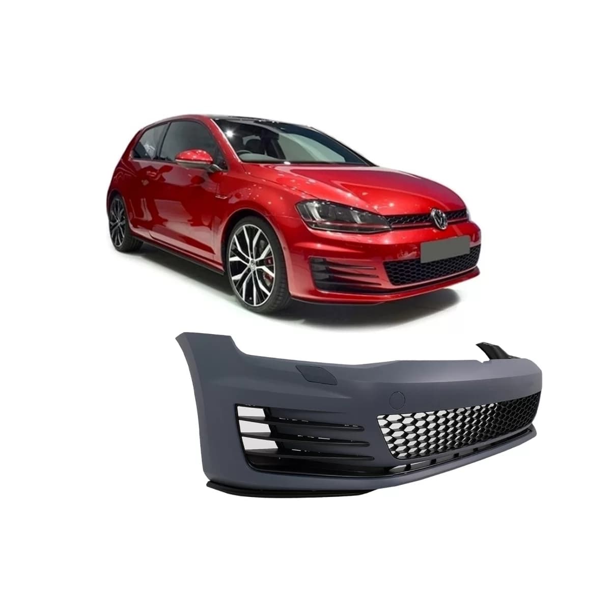 Front Bumper suitable for VW Golf VII 7 5G (2013-2017) GTI Look