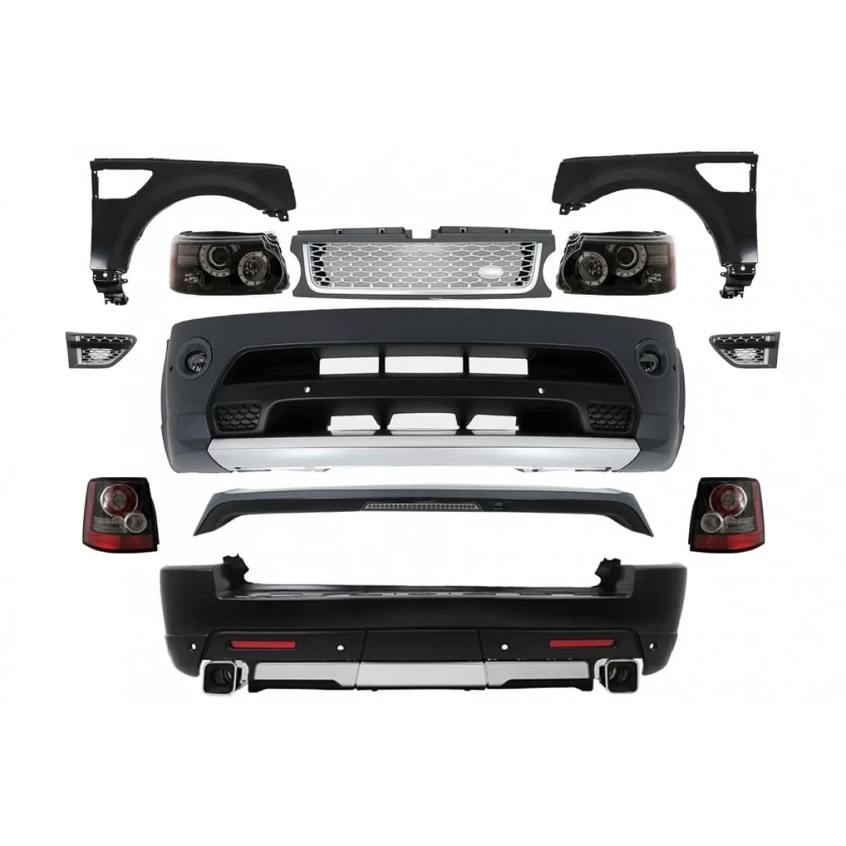 Body Kit suitable for Land Range Rover Sport L320 Facelift (2010-2013) Autobiography Design