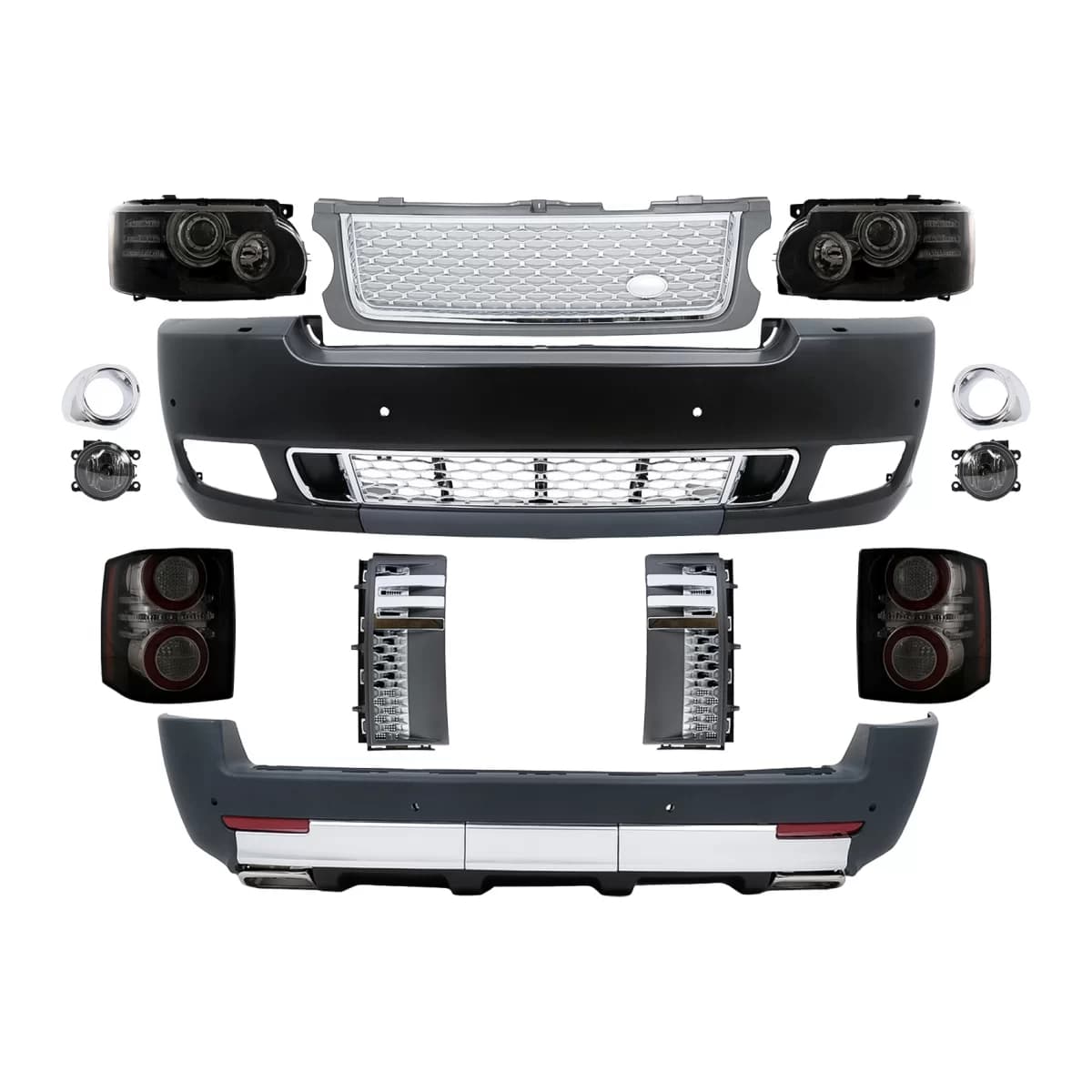 Body Kit suitable for Land Range Rover Vogue L322 (2010-2012) Conversion to Autobiography Design