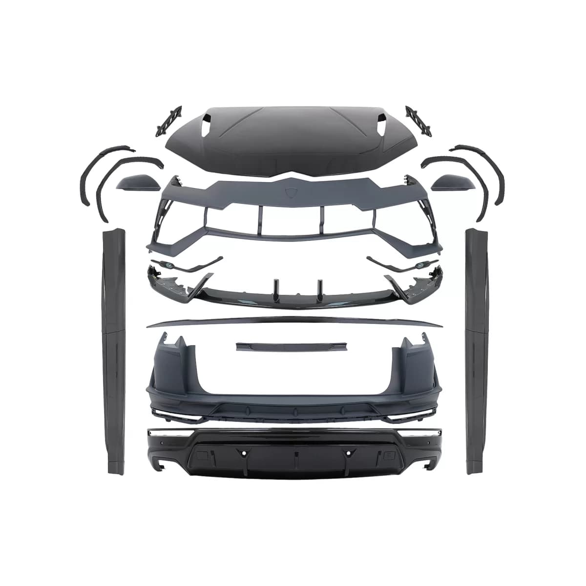 Body Kit suitable for Lamborghini Urus (2018-2022) Conversion to 2023 Design Dry Carbon Ornaments