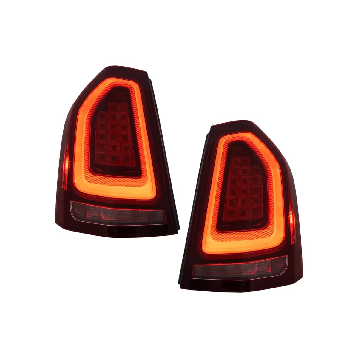 LED Taillights suitable for Chrysler 300 LD Lancia Thema (2011-2014) with Dynamic Start-up Display