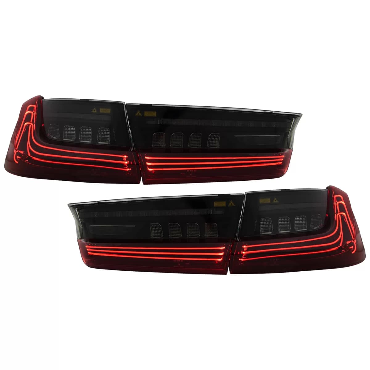 Full LED Taillights suitable for BMW 3 Series G20 Sedan (2018-2022) Red Laser Look